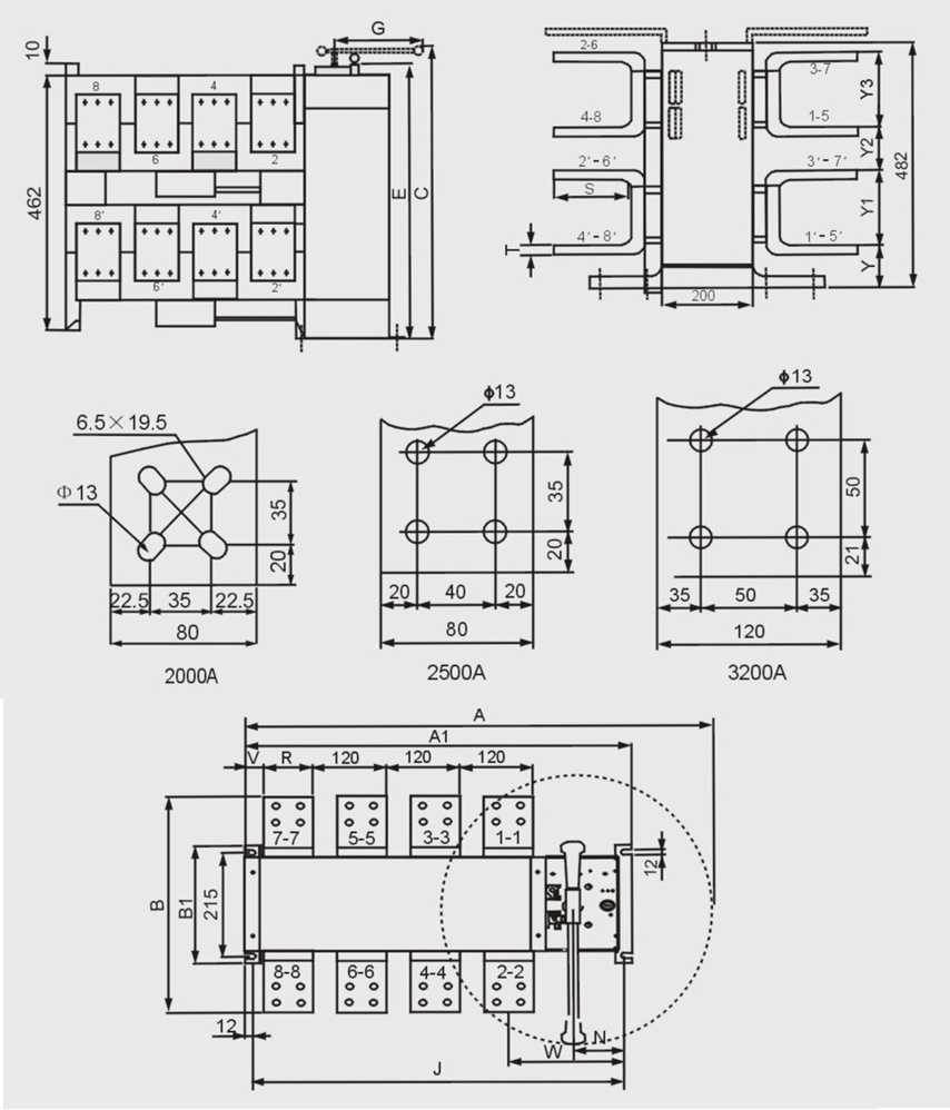 WHK100NQ/4P双电源自动转换开关