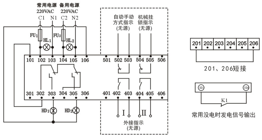 WHK100NQ/4P双电源自动转换开关