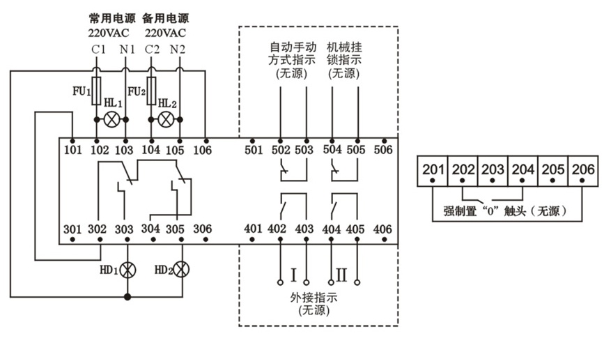 WHK100NQ/4P双电源自动转换开关