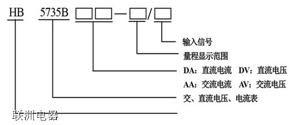 HB5735BDA、HB5735BDV直流数字电流表 电压表