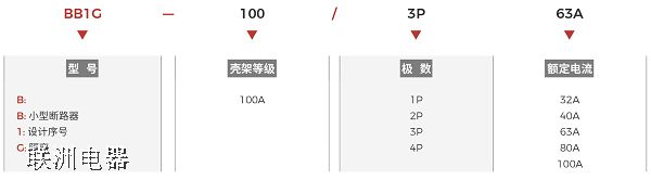 BB1G-100 系列小型隔离开关 用于电源的隔离