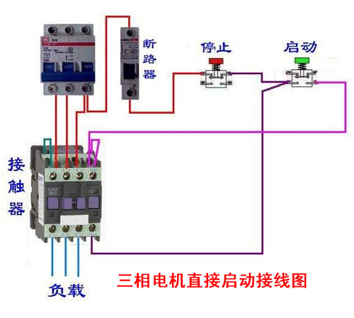 三相同步电动机接线图图片